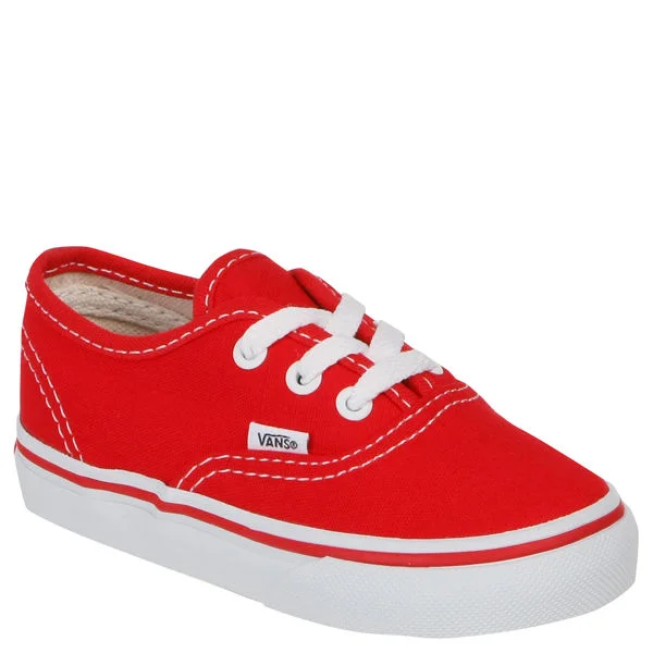 Vans Toddler Authentic Canvas Trainer - Red - 4 - - Bild 1