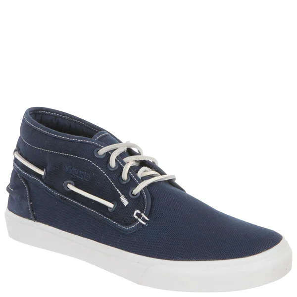 WESC Men's Ahab Mid Top Trainer - Estate Blue - 7 - Blau Bild 1