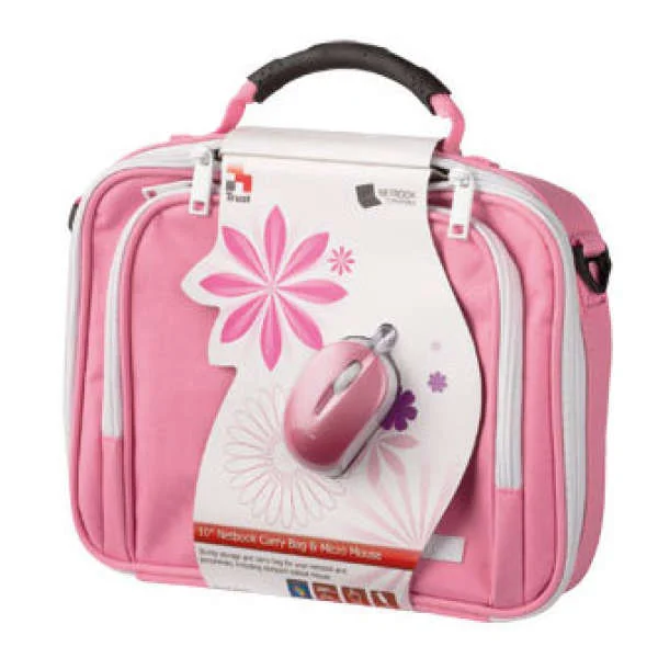 Trust 10 Inch Netbook Bag and Mouse Bundle (Pink) Bild 1
