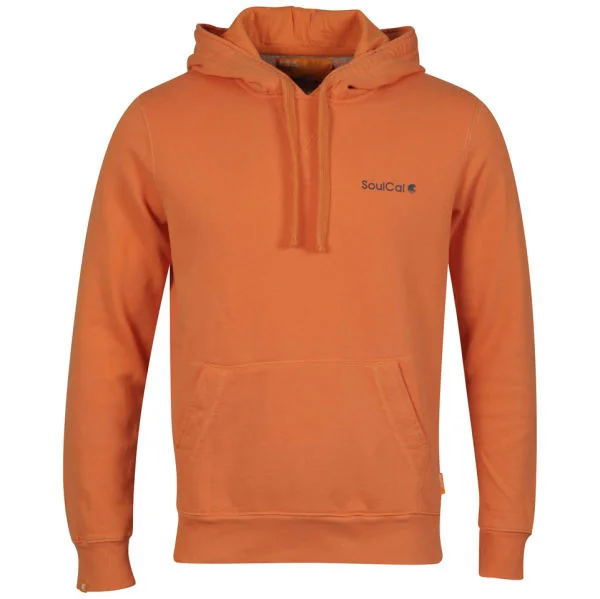 Soul Cal Herren Kapuzenpullover - Orange - XS - Orange Bild 1