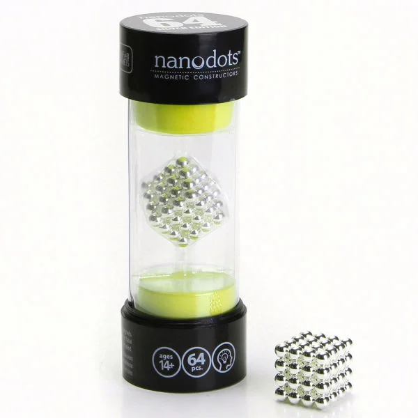 Nanodots Magnete Silber - 64 Stück Bild 1