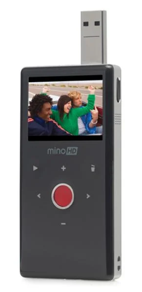 Flip MinoHD 2nd Gen Camcorder - Chrome (M2120MUK) Bild 1