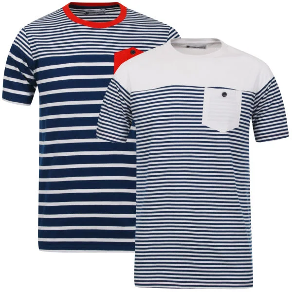 Tom Frank Men's 2-Pack T-Shirt - Navy - S - Marineblau Bild 1