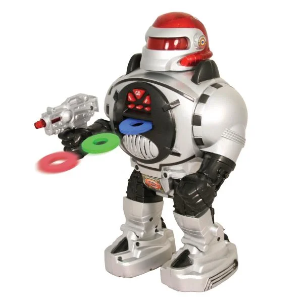 Scheiben schießender ferngesteuerter Roboter Bild 1