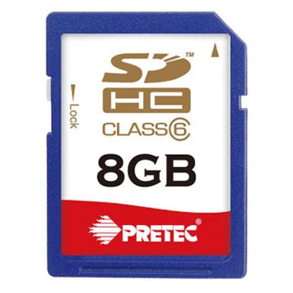 Pretec 8GB SDHC Card (Class 6) Bild 1
