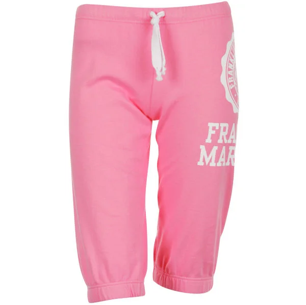 Franklin Marshall Damen knielange Jogginghose - Pink - S - Rosa Bild 1
