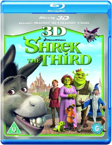 Shrek der Dritte 3D (3D Blu-Ray, 2D Blu-Ray und DVD) Bild 1