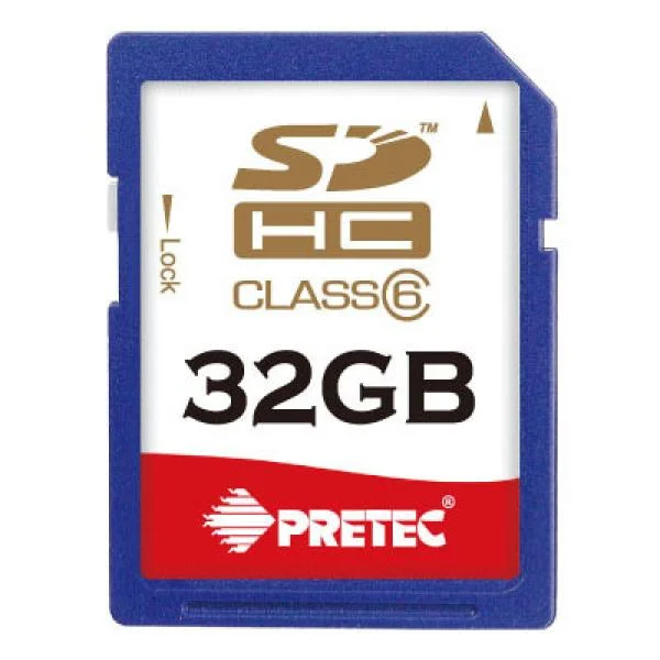 Pretec 32GB SDHC Card (Class 6) Bild 1