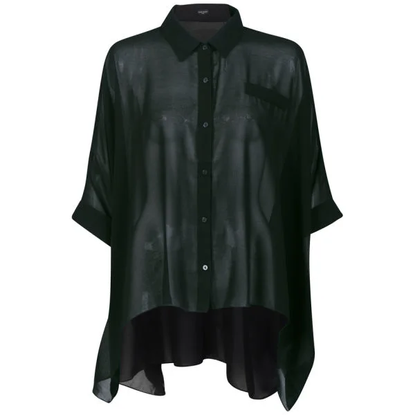 Vero Moda Women's Pearly Boxy Blouse - Black - XS - Schwarz Bild 1