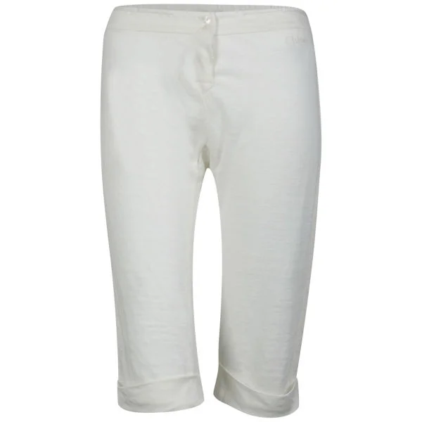 Chloe Women's Three Quarter Length Trousers - White - 10 - Weiß Bild 1