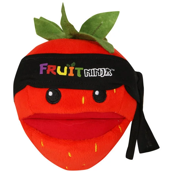 Fruit Ninja 5 Inch Plush With Sound - Strawberry Bild 1