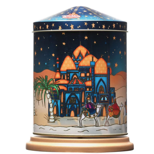 Iced and Chocolate Coated Lebkuchen in a Musical Tin Bild 1