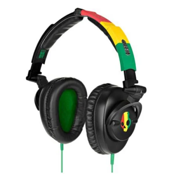 Skullcandy 2010 Skullcrushers Headphones - Rasta Bild 1