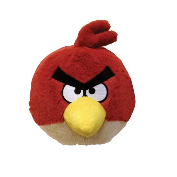 Angry Birds: 4 Inch Plush Red Bird With Sound Bild 1