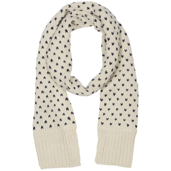 French Connection Women's Raindrops Pom Pom Scarf - Eine Größe - Oyster Bild 1