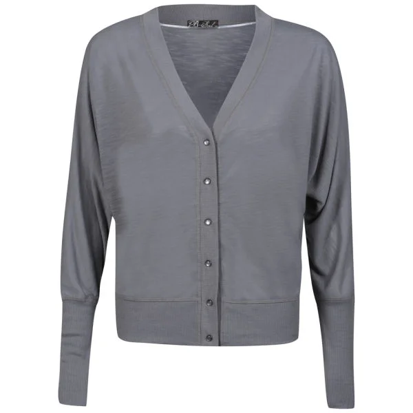Brave Soul Women's Claire Button Cardigan - Pewter - S - Pewter Bild 1
