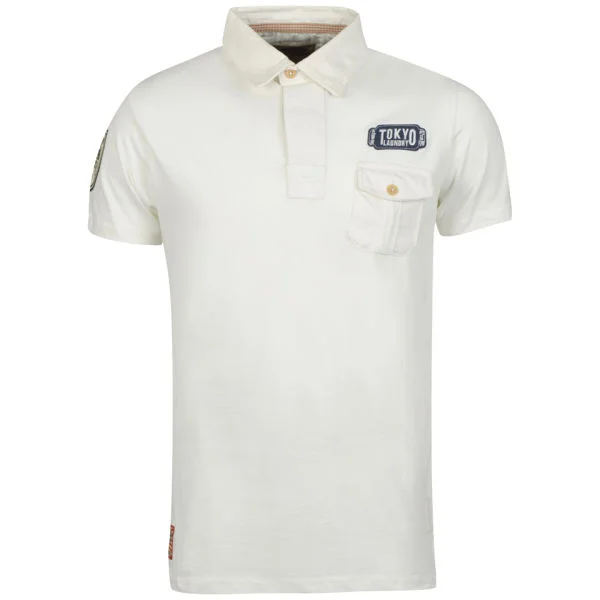 Tokyo Laundry Men's Kenzo Polo Shirt - Egg Shell - S - Egg Shell Bild 1