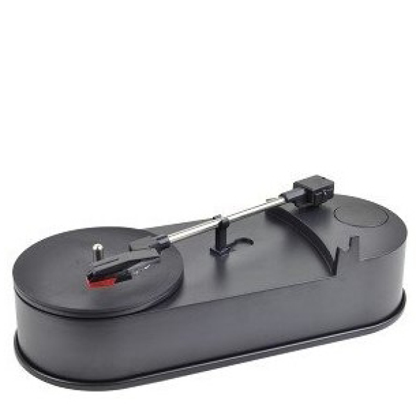 VIBE Sound VS-2006-MTS USB Mini Portable Turntable/Vinyl Archiver (Black) Bild 1