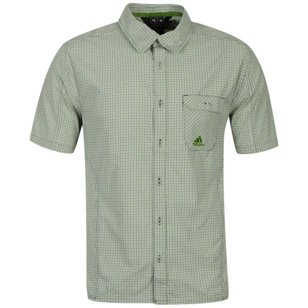 adidas Men's Short Sleeve Shirt - Green - XS Bild 1