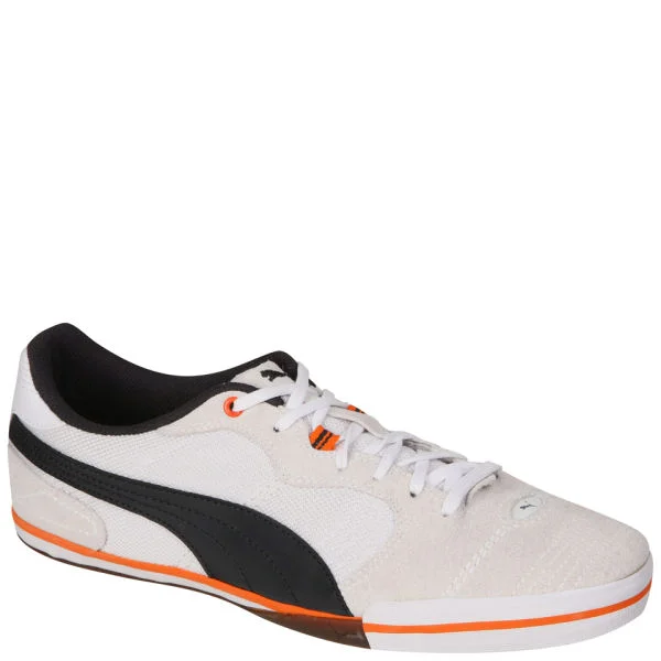 Puma Men's Esito Vulc Sala Trainers - White/Navy - 7 - White/Navy/Orange Bild 1