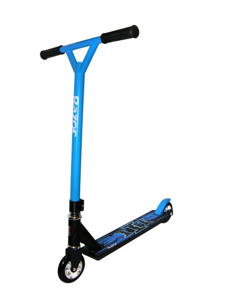 Razor Pro III Scooter - Black and Blue Bild 1