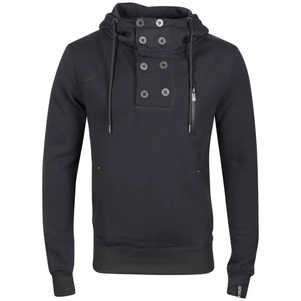 55 Soul Men's Deity Hoody - Charcoal Marl - S - Charcoal Marl Bild 1