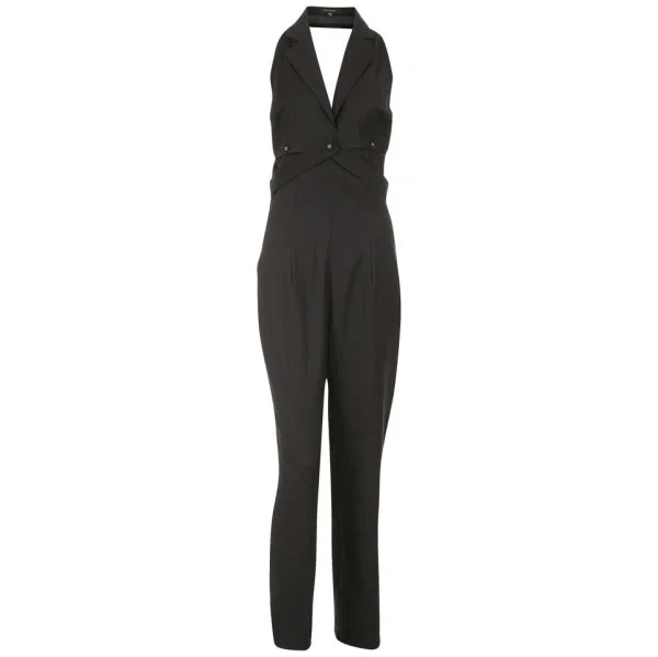 Full Circle Women's Clique Summer Suiting Jumpsuit - Black - M - Schwarz Bild 1