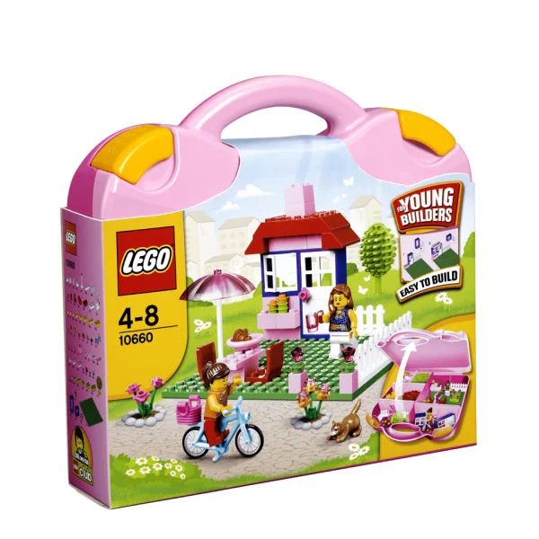 LEGO Bricks and More: Pink Suitcase (10660) Bild 1