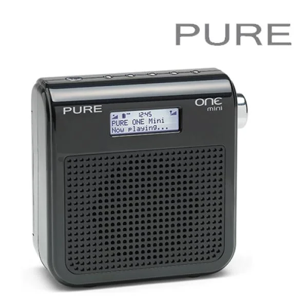 Pure Outlet One Mini DAB Black Digital Portable Radio - Manufacturer refurbished Bild 1
