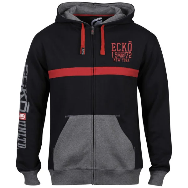 Ecko Herren Dodworth Hoody - schwarz - S - Schwarz Bild 1