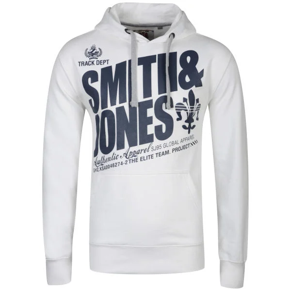Smith & Jones Men's Patrico Hoody - White - M - Weiß Bild 1