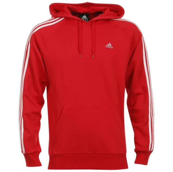 adidas Essentials 3S Hoody - Red - S - Rot Bild 1