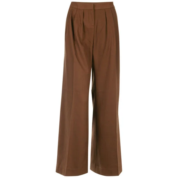 Full Circle Women's Klee Wide Leg Trousers - Cinnamon - 26 - Tan Bild 1