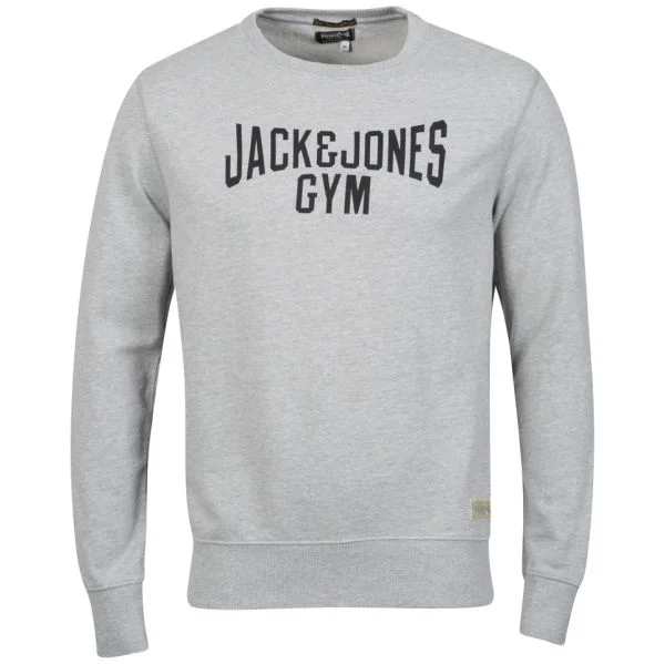 Jack & Jones Men's Vintage Gym Sweatshirt - Grey Marl - S - Grau meliert Bild 1