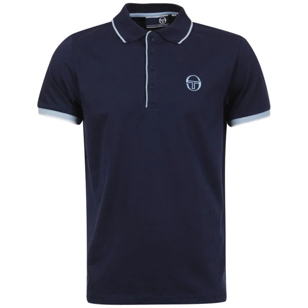 Sergio Tacchini Men's Class Polo-Shirt - Navy - S - Marineblau Bild 1
