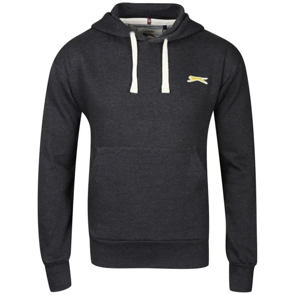 Slazenger Herren Overhead Kapuzenpullover - Kohle - S - Dunkelgrau Bild 1