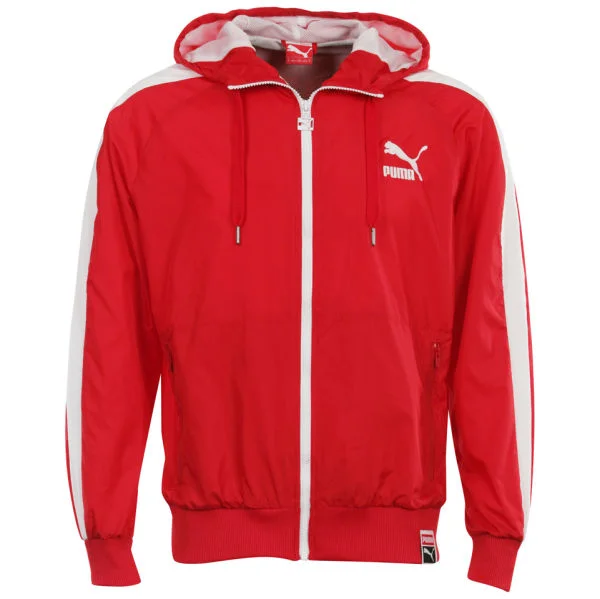 Puma T7 Windbreaker Jacket - Red - S - Rot Bild 1