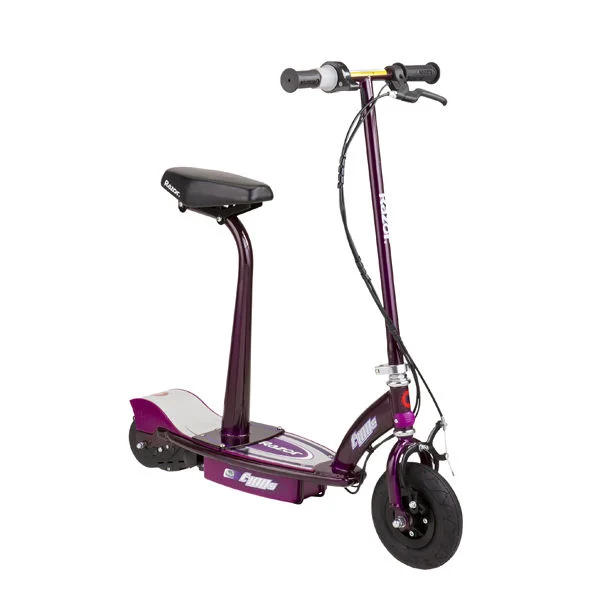Razor E100S Seated Electric Scooter - Purple Bild 1