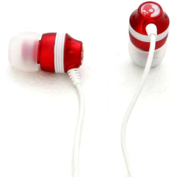 SkullCandy Ink'd Red White Earbuds Bild 1