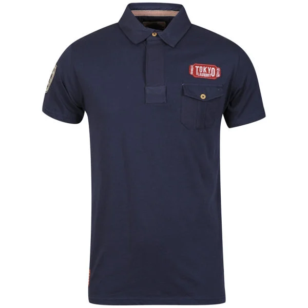 Tokyo Laundry Men's Kenzo Polo Shirt - Mood Indigo - S - Mood Indigo Bild 1