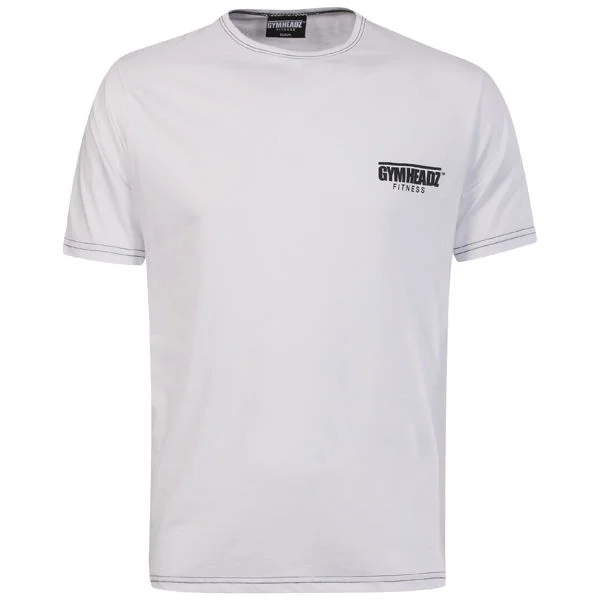 Gymheadz Sportswear Men's White T-Shirt - S - Weiß Bild 1