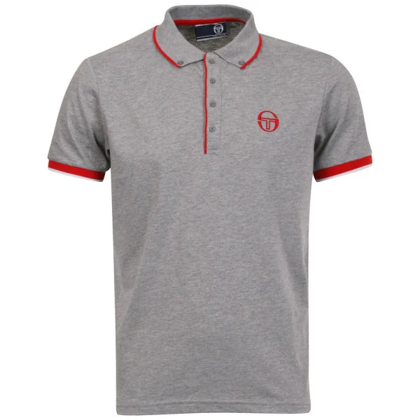 Sergio Tacchini Men's Class Polo-Shirt - Grey - S - Grau Bild 1