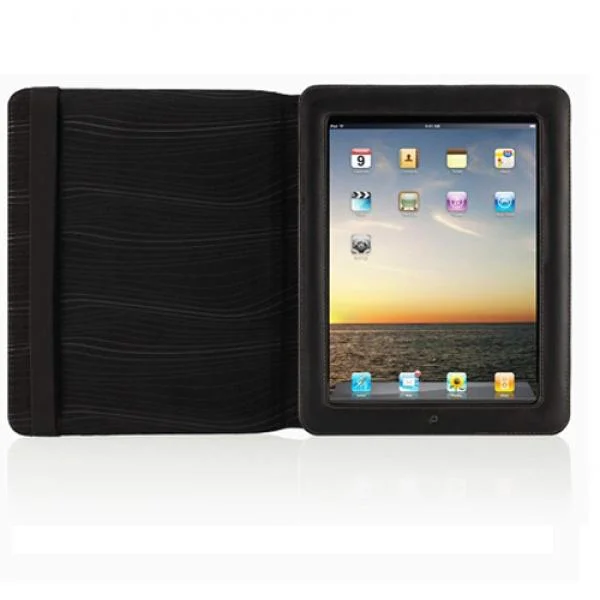 Belkin Leather Folio Sleeve Case for Apple iPad - Black Bild 1