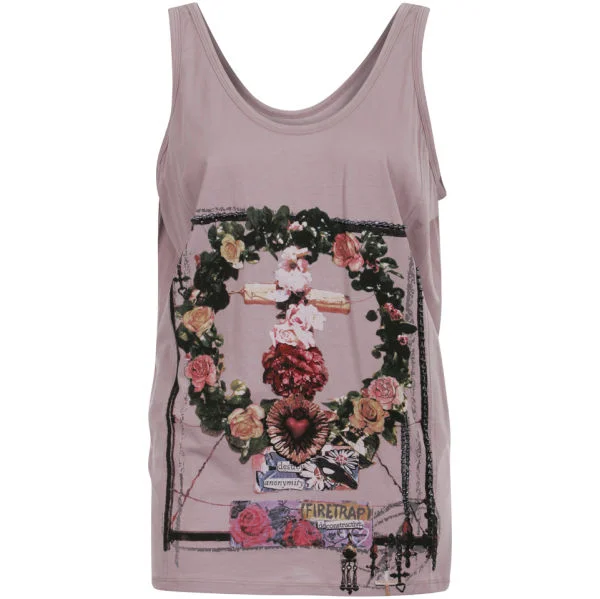 Firetrap Women's Spear Diego Vest Top - Pebble - S - Steingrau Bild 1