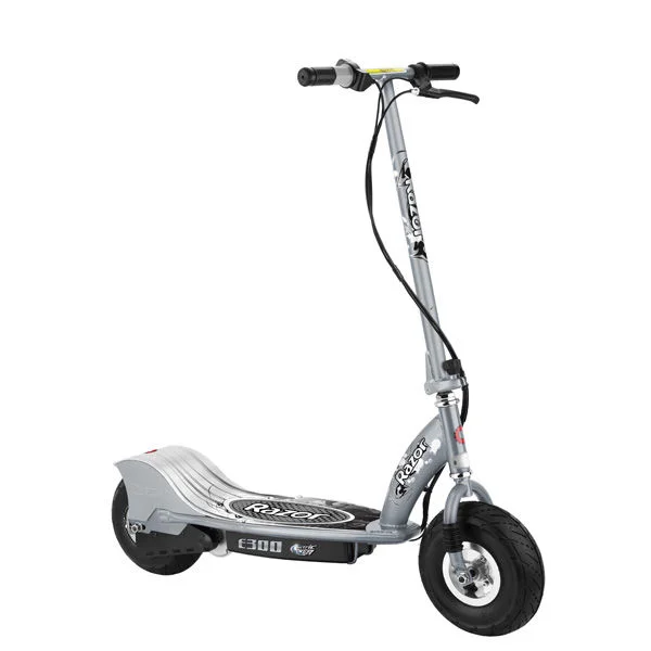 Razor E300 Electric Scooter - Silver Bild 1