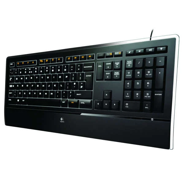 Logitech Illuminated USB Keyboard (920-001165) Bild 1