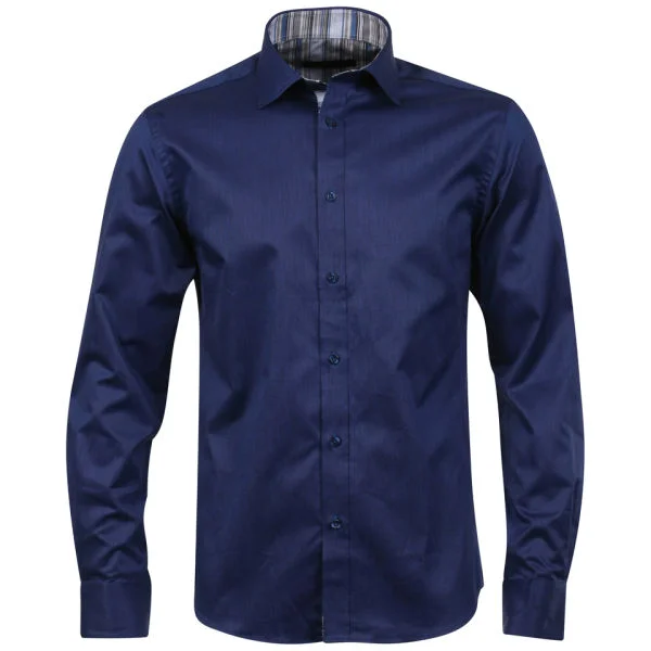 Jack & Jones Men's Andrew Multi Shirt - Dark Blue - S - Saphirblau Bild 1