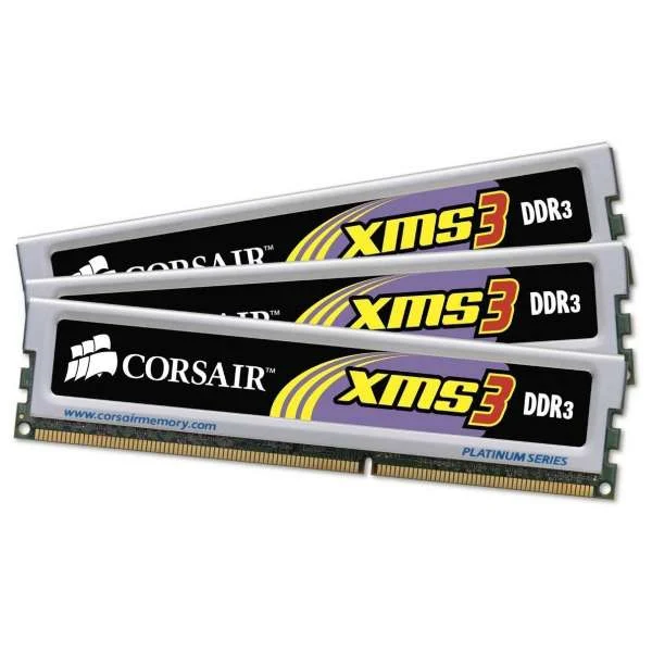 Corsair 6GB DDR3 PC3-12800 CL9 Tri-Channel (TR3X6G1600C9) Bild 1