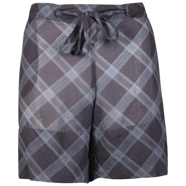Chloe Women's Check Shorts - Navy - 10 - Marineblau Bild 1