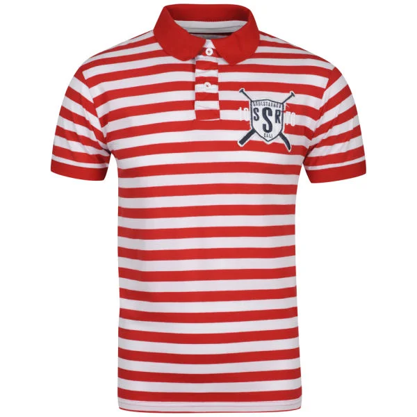 Soul Star Men's Santiago Polo Shirt - Red - S - Rot Bild 1